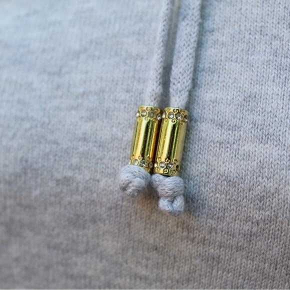 Juicy Couture Gray Light Weight Sweater Hoodie - Picture 6 of 10